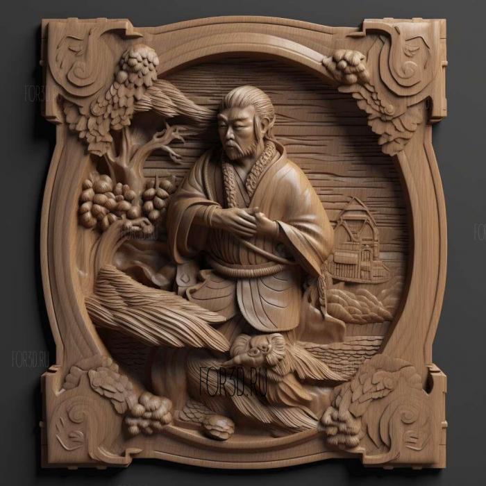 hu tao 3d model 1 stl model for CNC